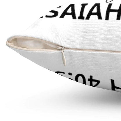 Jesus Pillow - Gift For Christian - Isaiah 40:31 She will run and not grow weary Pillow