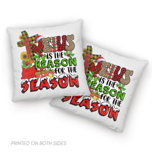 Jesus pillow - Christmas pillow - Christmas decor: Jesus is the reason for the season
