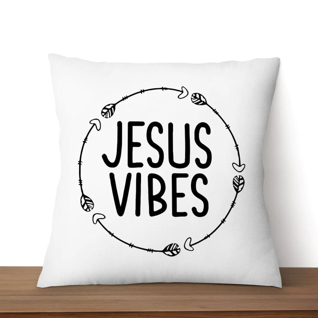 Jesus Pillow - Christian, Arrows Circle Pillow - Gift For Christian - Jesus Vibes Pillow