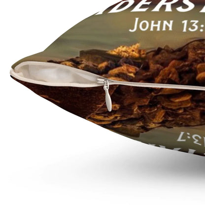 Bible Verse Pillow - Jesus Pillow - Christian, Lighthouse Pillow - Gift For Christian - John 13:7 Jesus replied Pillow