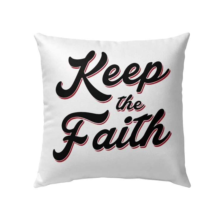 Jesus Pillow - Christian Pillow - Gift For Christian - Keep the Faith Pillow