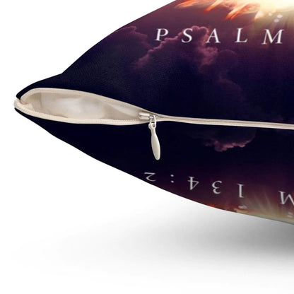 Bible Verse Pillow - Jesus Pillow - Jesus's Hand Pillow - Gift For Christian - Lift Up Your Hands In The Sanctuary Psalm 134:2 Pillow