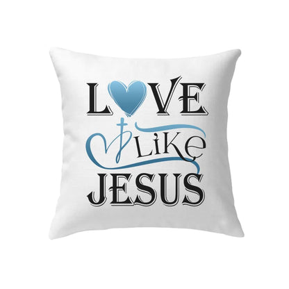 Bible Verse Pillow - Jesus Pillow - Gift For Christian- Love Like Jesus Pillow