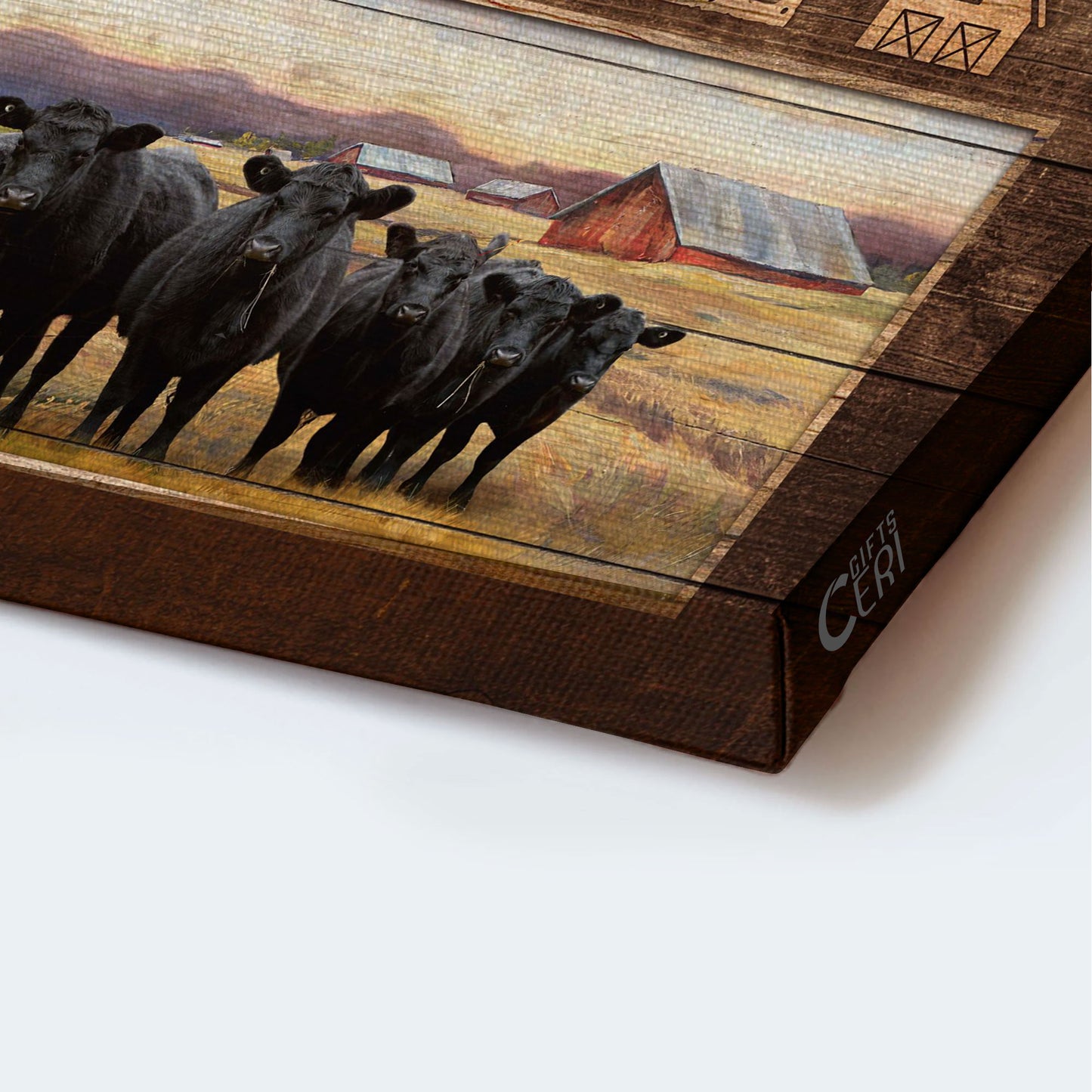 Jesus Landscape Canvas - Angus Aberdeen, Tranquil farm Landscape Canvas - Gift For Religious Christian - It's so good to be home