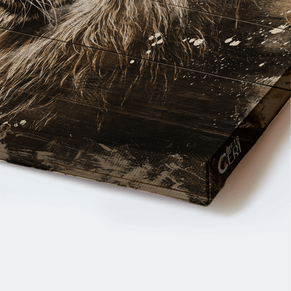 Jesus Landscape Canvas - Lion of Judah Canvas - Gift For Christian Canvas