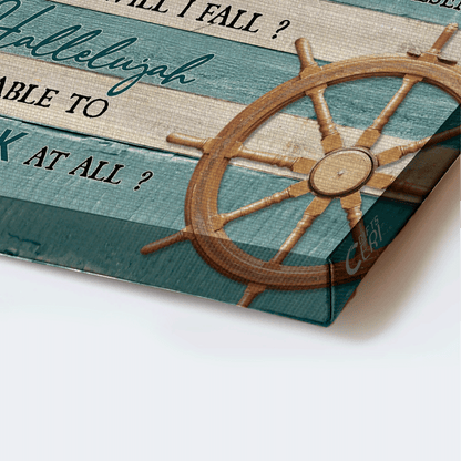 Jesus Landscape Canvas - The Seashells, Ocean Theme Canvas - Gift For Christian - I Can Only Imagine Canvas