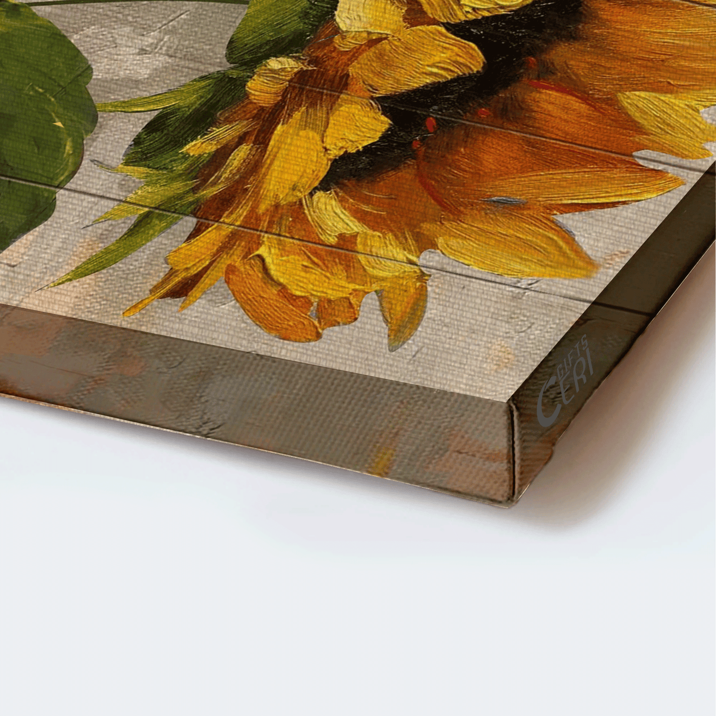 Jesus Landscape Canvas - Sunflower Painting, Hummingbird Painting Canvas- Gift For Christian - God Gave Me You Canvas