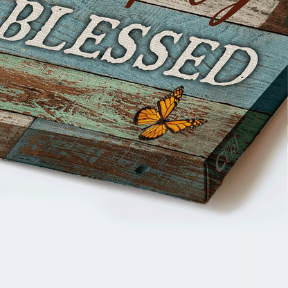 Jesus Landscape Canvas - White Horse Painting, Gorgeous Horse Canvas - Gift For Christian - Simply Blessed Canvas