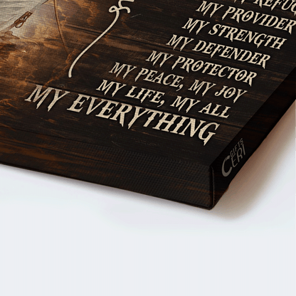 Jesus Landscape Canvas - Jesus painting, A boat trip with Jesus, Light from heaven Landscape Canvas - Gift For Christian - Jesus is my everything Landscape Canvas