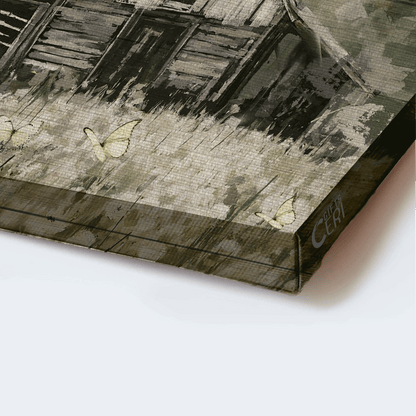 Jesus Landscape Canvas - Old Barn painting, Countryside, Dandelion Field Landscape Canvas - Gift For Christian - I still believe in amazing grace Landscape Canvas