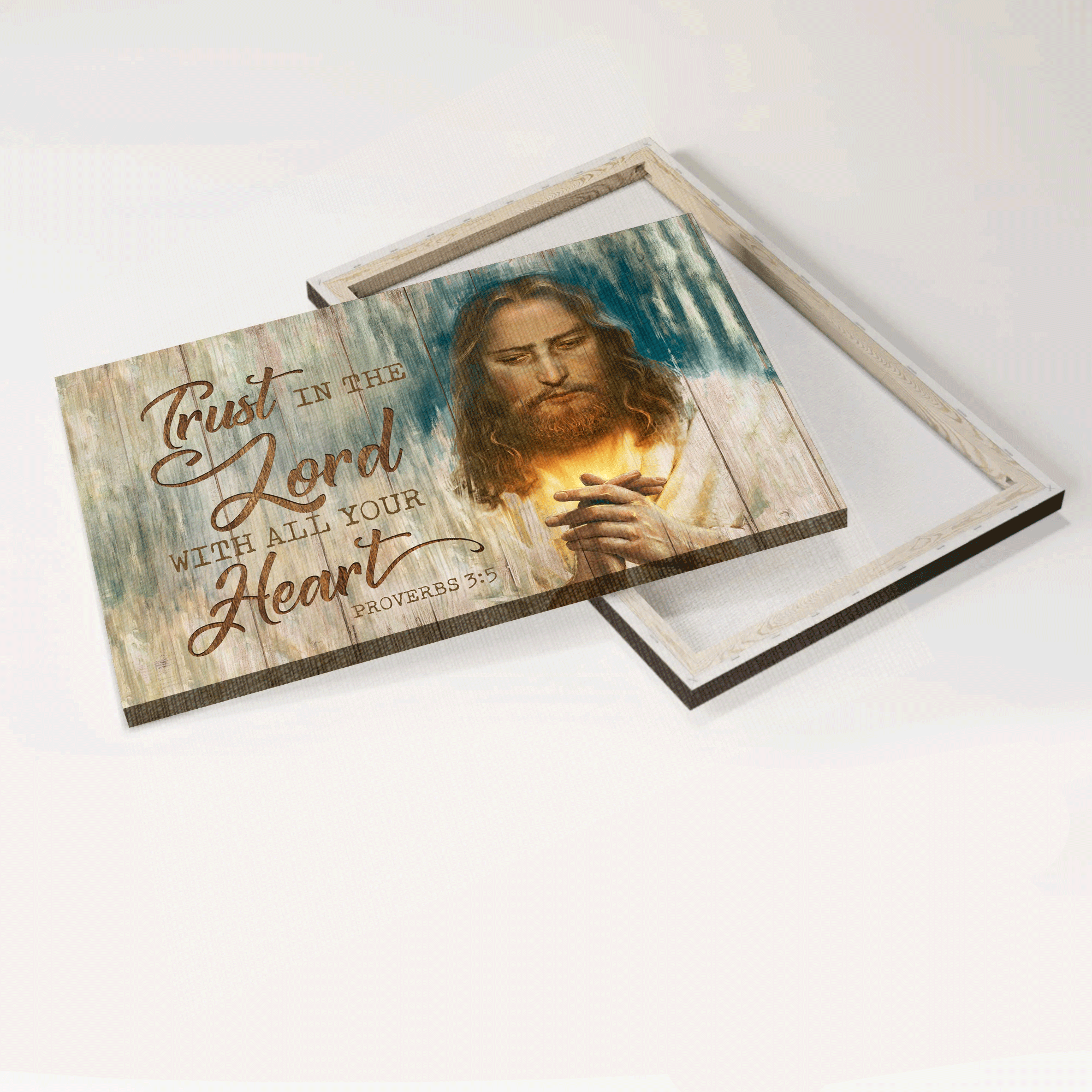 Christian Art Gifts Trust in The Lord Proverbs 3-5 Writing Paper Set