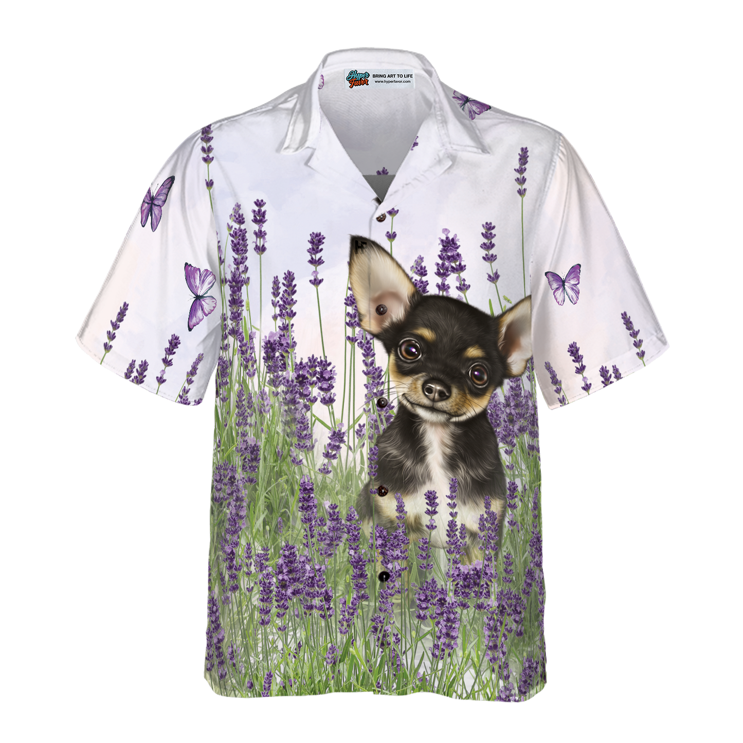 Chihuahua Lavender Hawaiian Shirt, Best Gift For Chihuahua Lover, Husband, Wife, Boyfriend, Girlfriend, Friend, Family