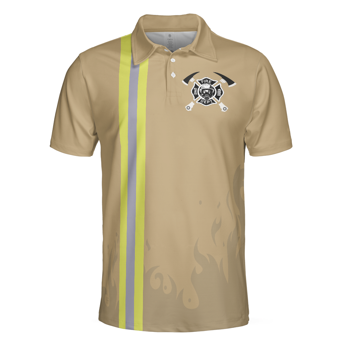 Retired Firefighter Men Polo Shirt, Being A Firefighter Is A Choice Short Sleeve Polo Shirt, Best Firefighter Shirt For Men, Gift Idea For Firefighter