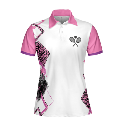 Tennis Women Polo Shirt, Tennis With No Chance Of House Cleaning Or Cooking Short Sleeve Women Polo Shirt - Best Tennis Shirt For Ladies