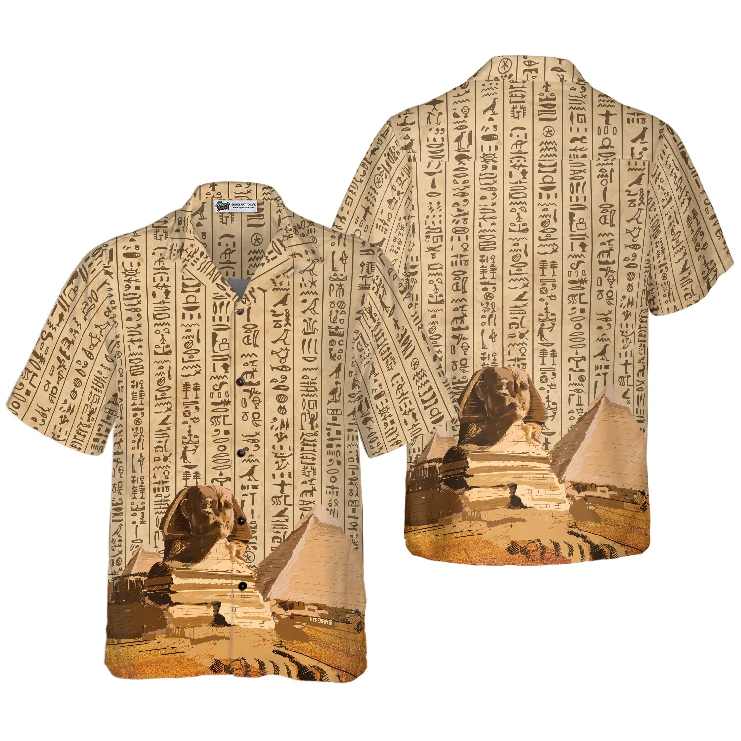 Ancient Egypt Hieroglyphs Hawaiian Shirt, Hieroglyphs Aloha Shirt For Men & Women, Best Gift For Husband, Wife, Boyfriend, Girlfriend