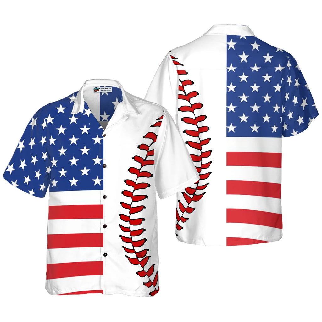 American Flag Custom Baseball Jersey 4th of July Printed Personalized  Baseball Shirts Button Down Baseball Jersey Men Women