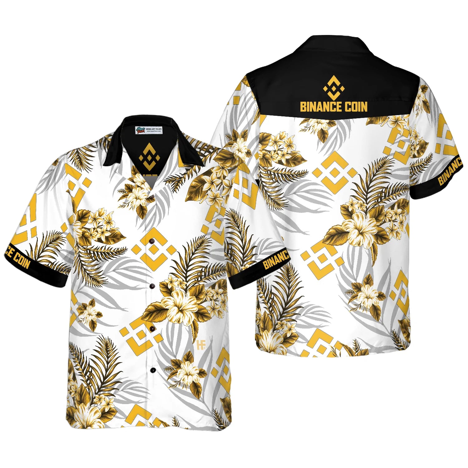 Binance Coin Networking Hawaiian Shirt, Best Gift For Husband, Boyfriend