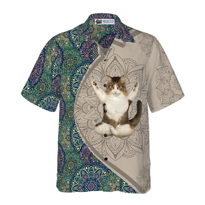 Cat Yoga Hawaiian Shirt, Best Christmas Gift, Best Gift For Cat Lover, Friend, Family