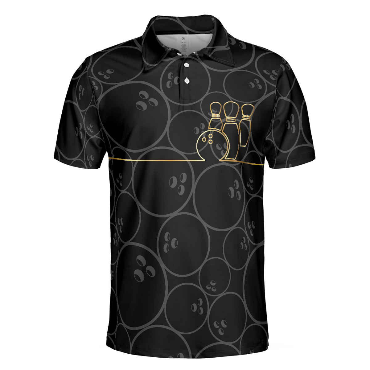 Bowling Men Polo Shirt - Black Bowling Shirt For Men, Grab Your Ball We're Going Bowling Polo Shirt - Perfect Gift For Friend, Family, Bowling Lovers