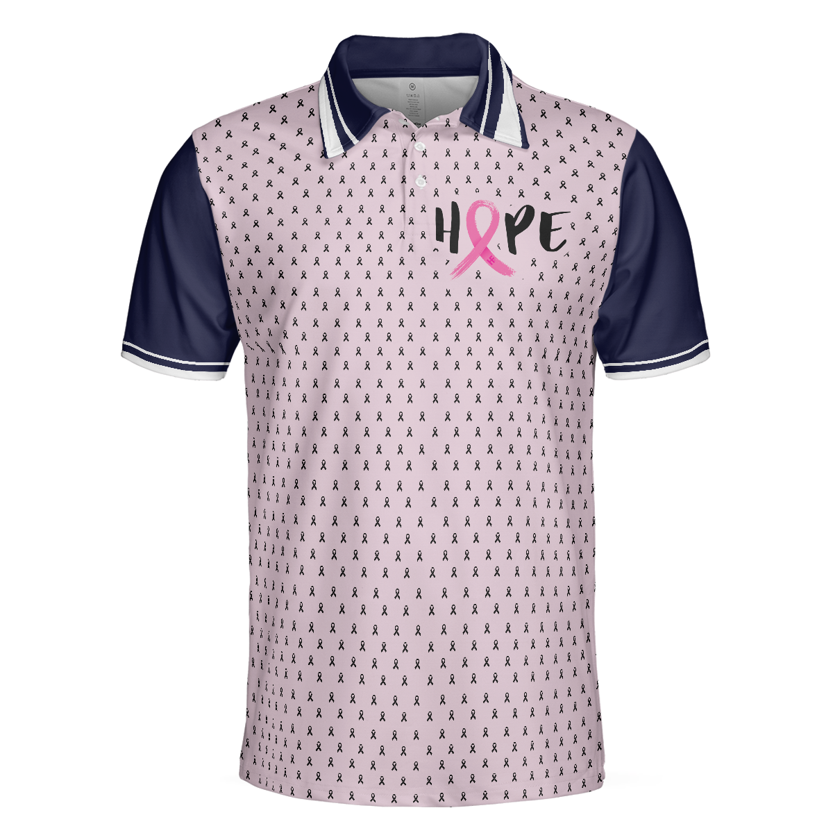 Breast Cancer Polo Shirt, You Picked The Wrong Girl Breast Cancer Awareness Polo Shirt, Polo Shirts For Men And Women