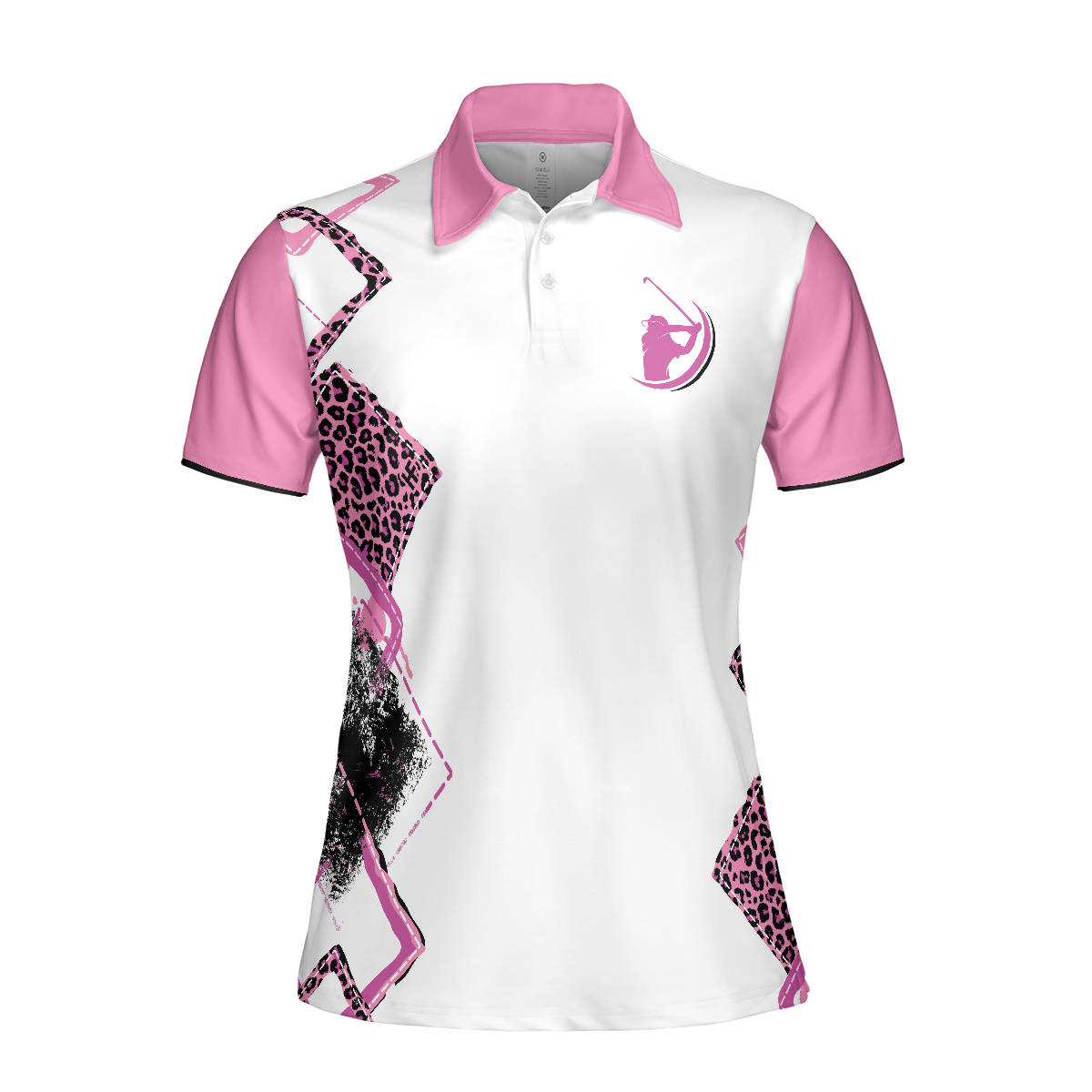 Ladies patterned polo outlet shirts