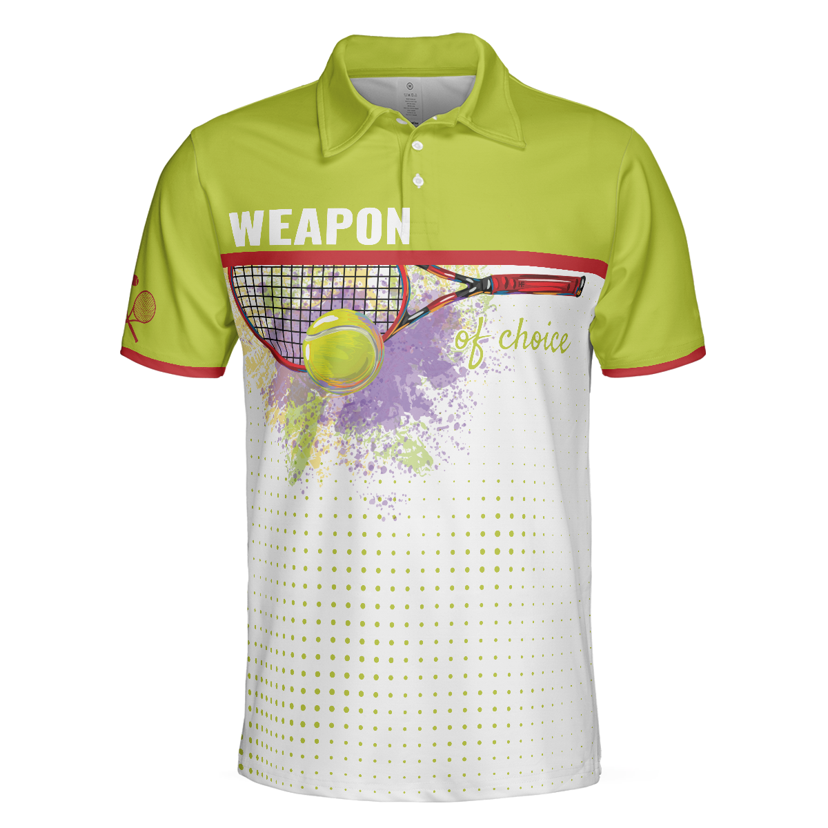 Weapon Of Choice Short Sleeve Polo Shirt, Tennis Racket Hit The Ball Polo Shirt, Best Golf Shirt For Men - Perfect Gift For Men, Tennis Players