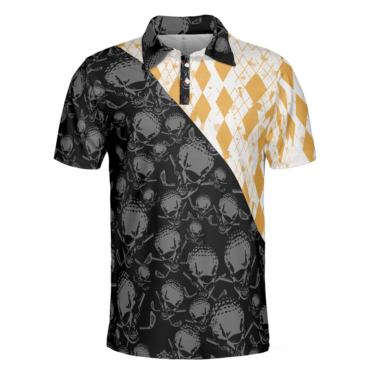 Golf Men Polo Shirt, Golf The Only Sport Where You Can Drink & Drive Polo Shirt, Skull Drinking Polo Shirt For Golfers, Best Argyle Shirt, Best Gift For Golfers