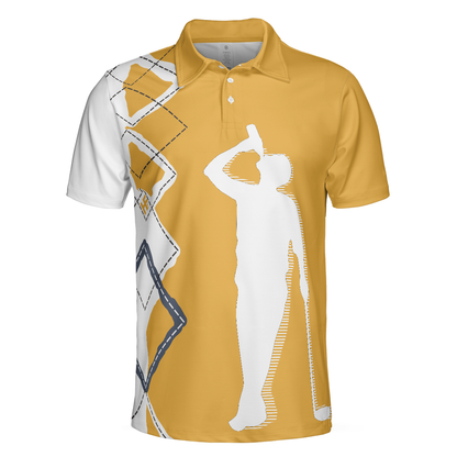 Beer And Golf Men Polo Shirt, That's Why I'm Here Beer Drinking Polo Shirt, Best Golf Shirt For Men