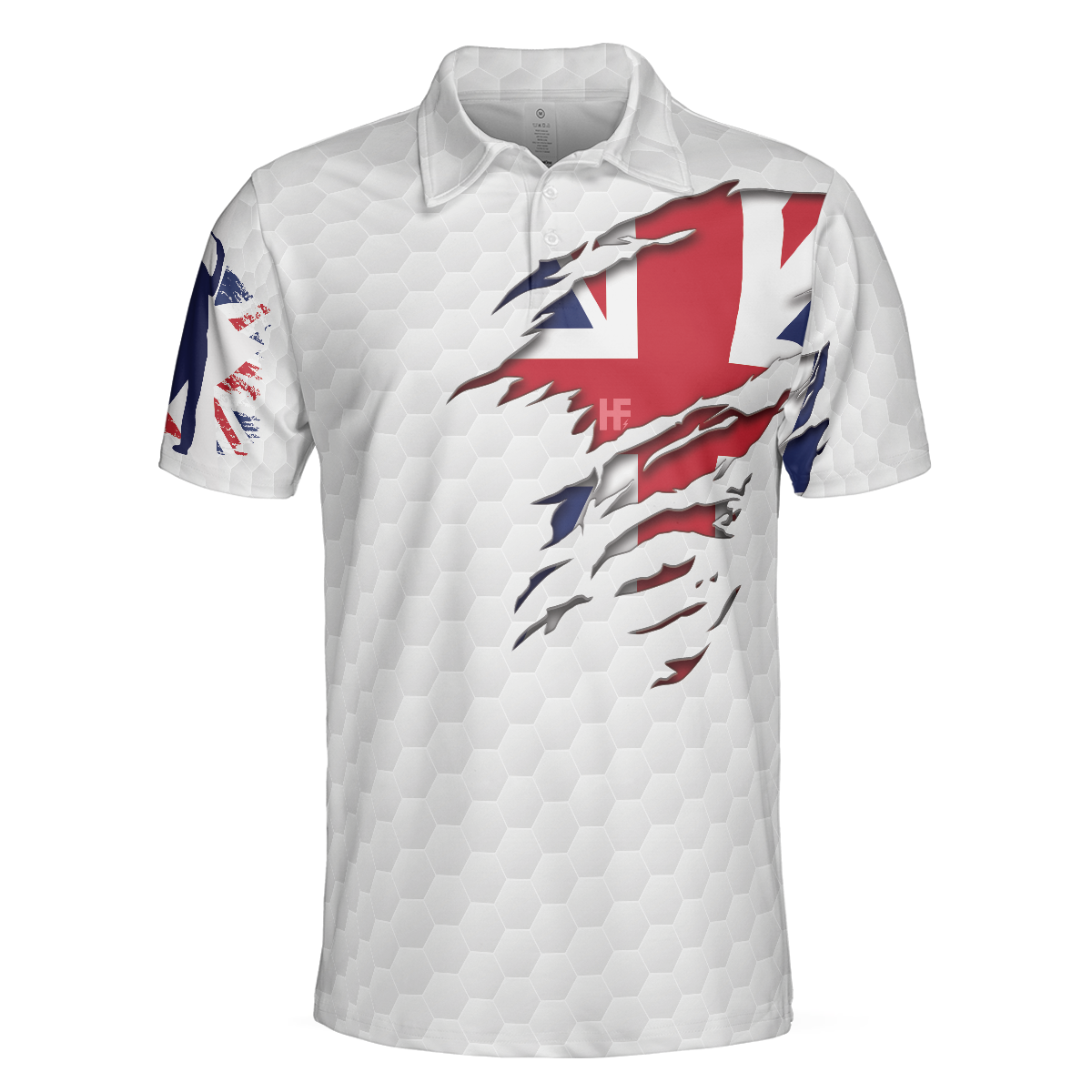 Union jack online polo shirt