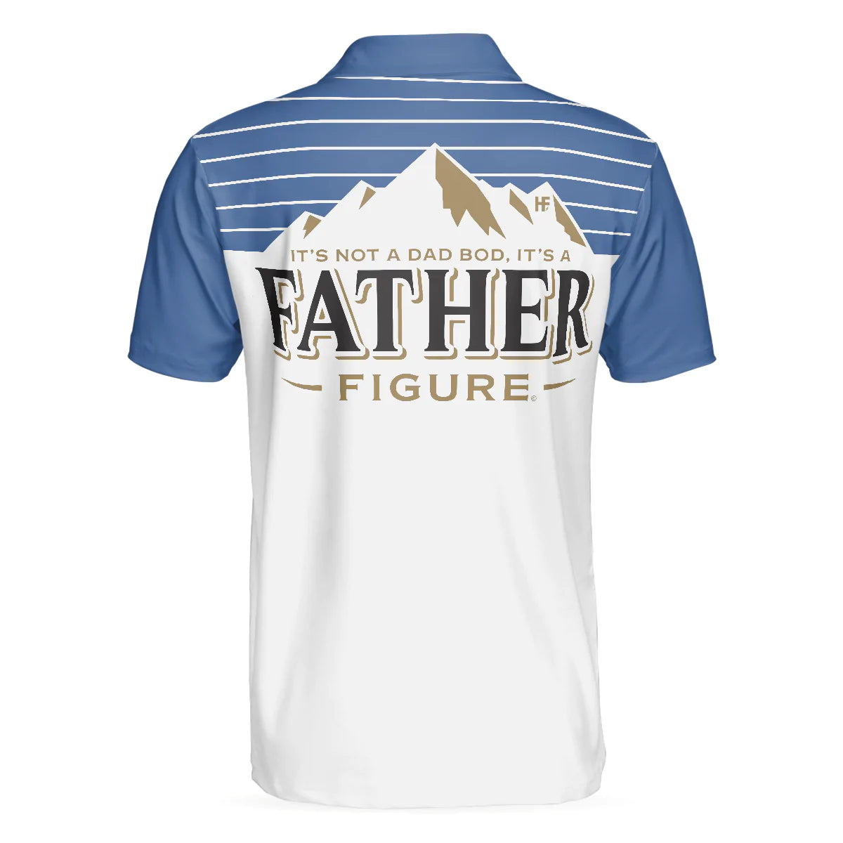 Funny Dad Polo Shirt, It’s Not A Dad Bod It’s A Father Figure Shirt For Men, Cool Gift For Fathers