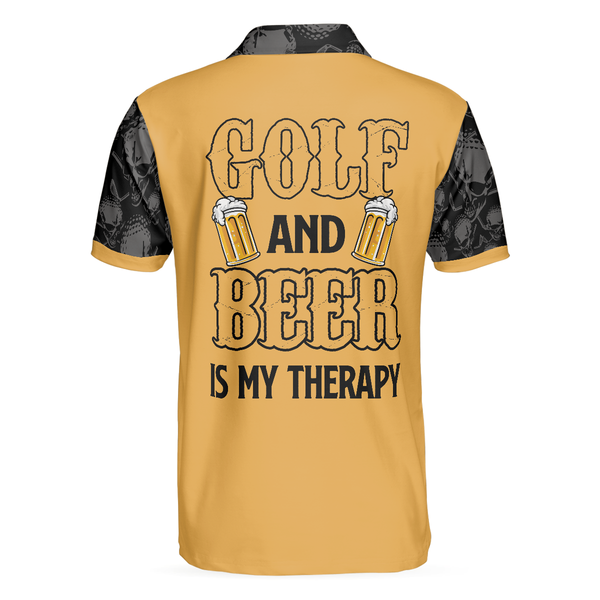 Personalized American Flag Golf Polo Shirt, Golf And Beer That's Why I -  Cerigifts