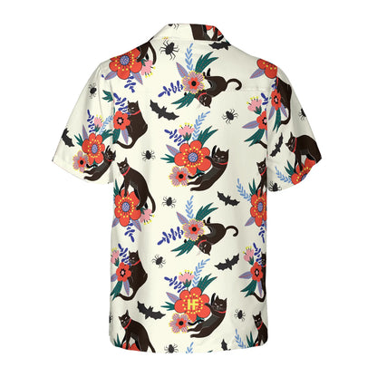 Black And White Sugar Skull Calavera Hawaiian Shirt, Day of The Dead Mexican Skull Shirt, Best Gift For Husband, Boyfriend, Friends, Family