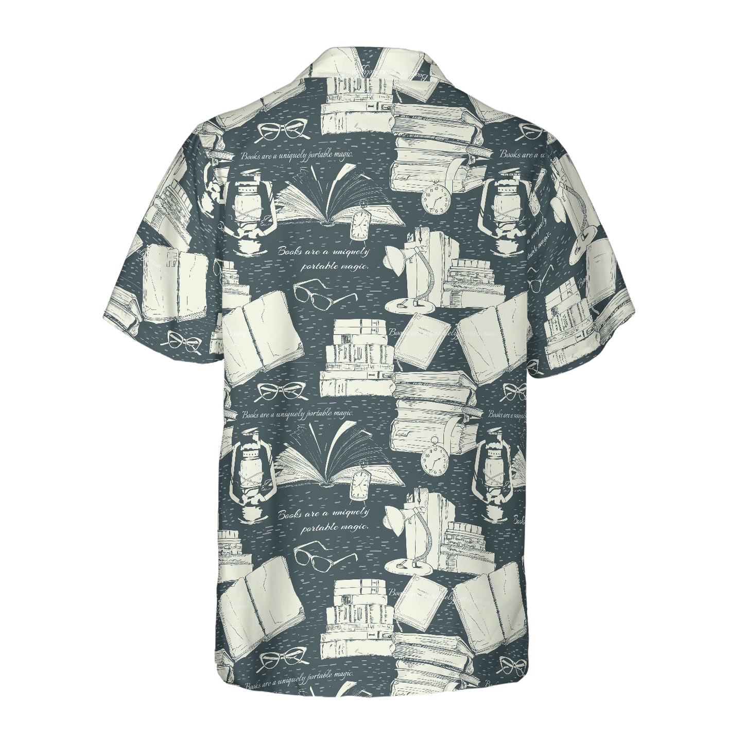 Book Pattern Hawaiian Shirt, Best Gift For Husband, Wife, Boyfriend, Girlfriend, Friend, Family