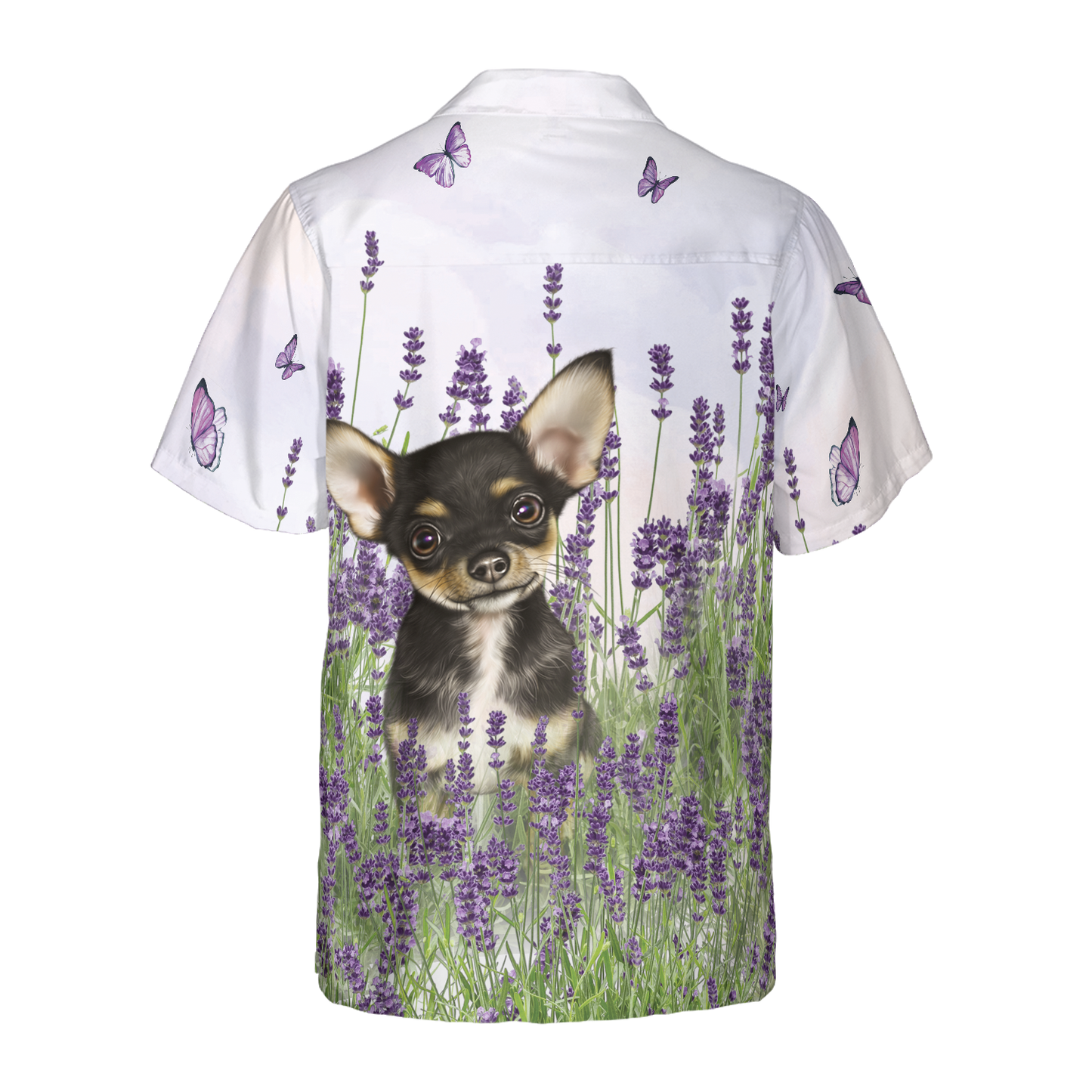 Chihuahua Lavender Hawaiian Shirt, Best Gift For Chihuahua Lover, Husband, Wife, Boyfriend, Girlfriend, Friend, Family