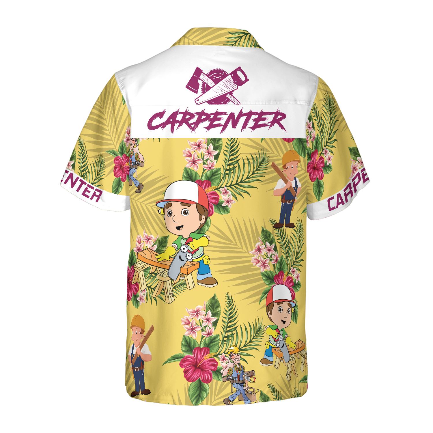 CARPENTER Hawaiian Shirt,Flower Hawaiian Shirt, Best Gift For Carpenter, Friend, Family