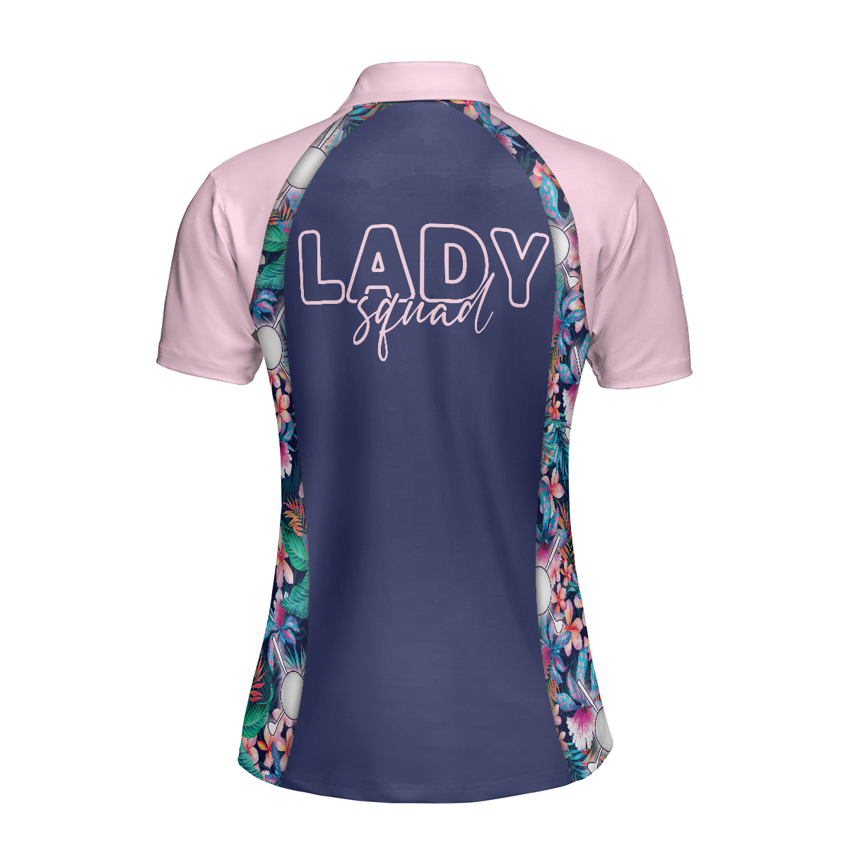 Hawaiian Dream And Golf Short Sleeve Women Polo Shirt, Flowers Tropical  Shirt For Ladies