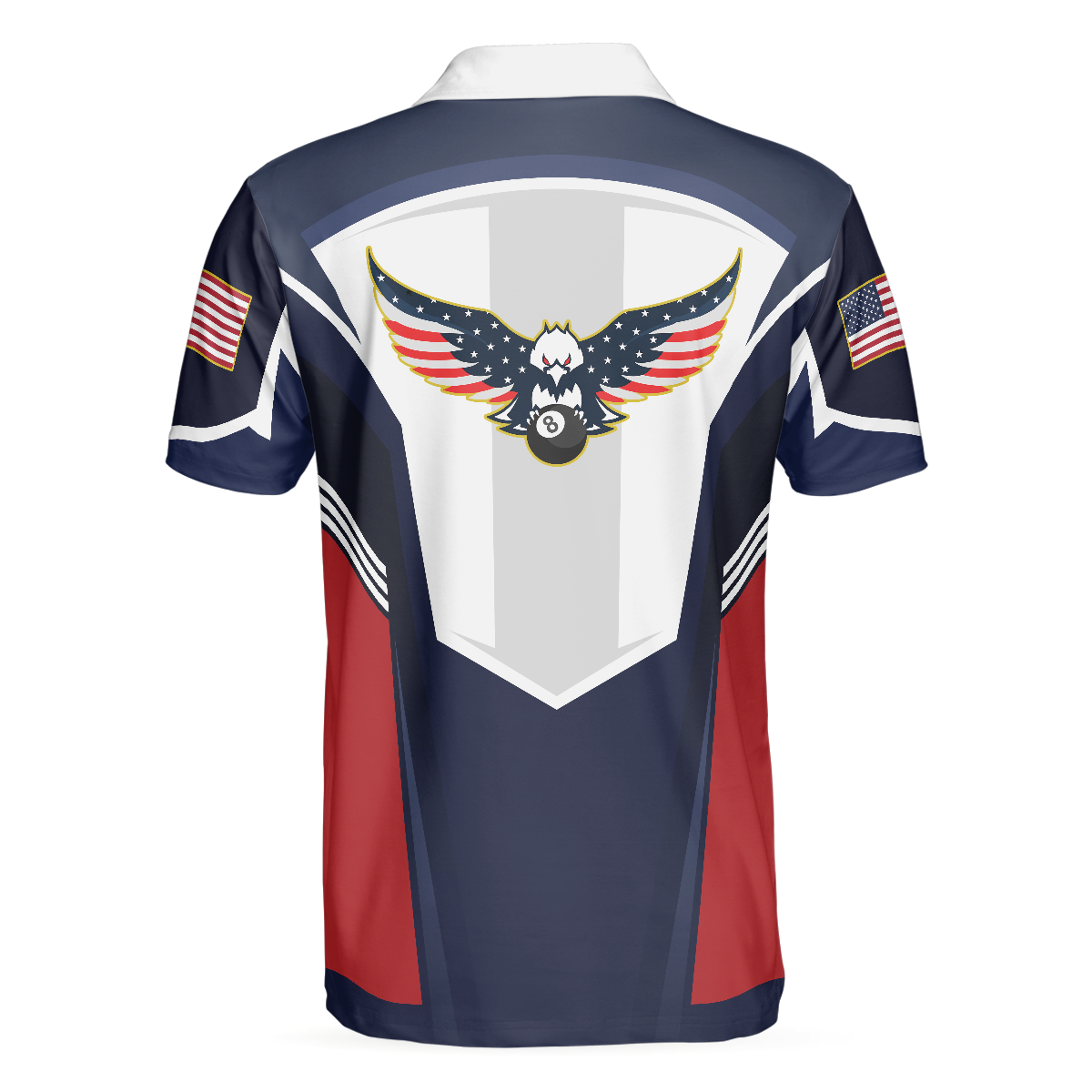 3D Eagle Billiard Polo Shirt