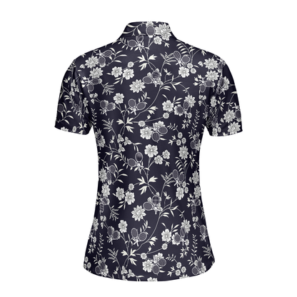 Elegant Tennis Polo Shirt For Women, Short Sleeve Women Polo Shirt, Tennis Polo For Ladies, Best Gift For Tennis Lovers