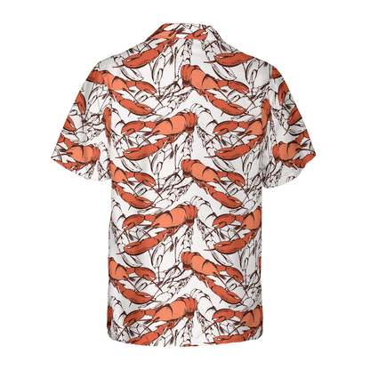 Boiled Red Lobster Seafood Hawaiian Shirt, Best Gift For Husband, Wife, Boyfriend, Girlfriend, Friend, Family