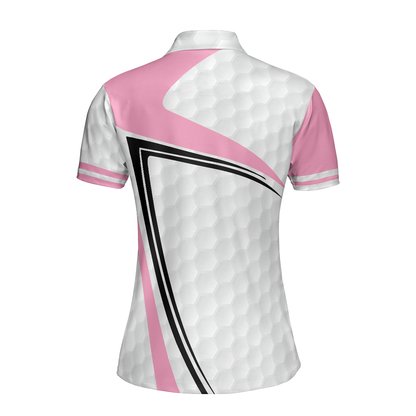 Golf Girl In Sporty Style Golf Short Sleeve Women Polo Shirt, Simple Golf Shirt Design For Female Players, Polo Shirt For Women Golfers