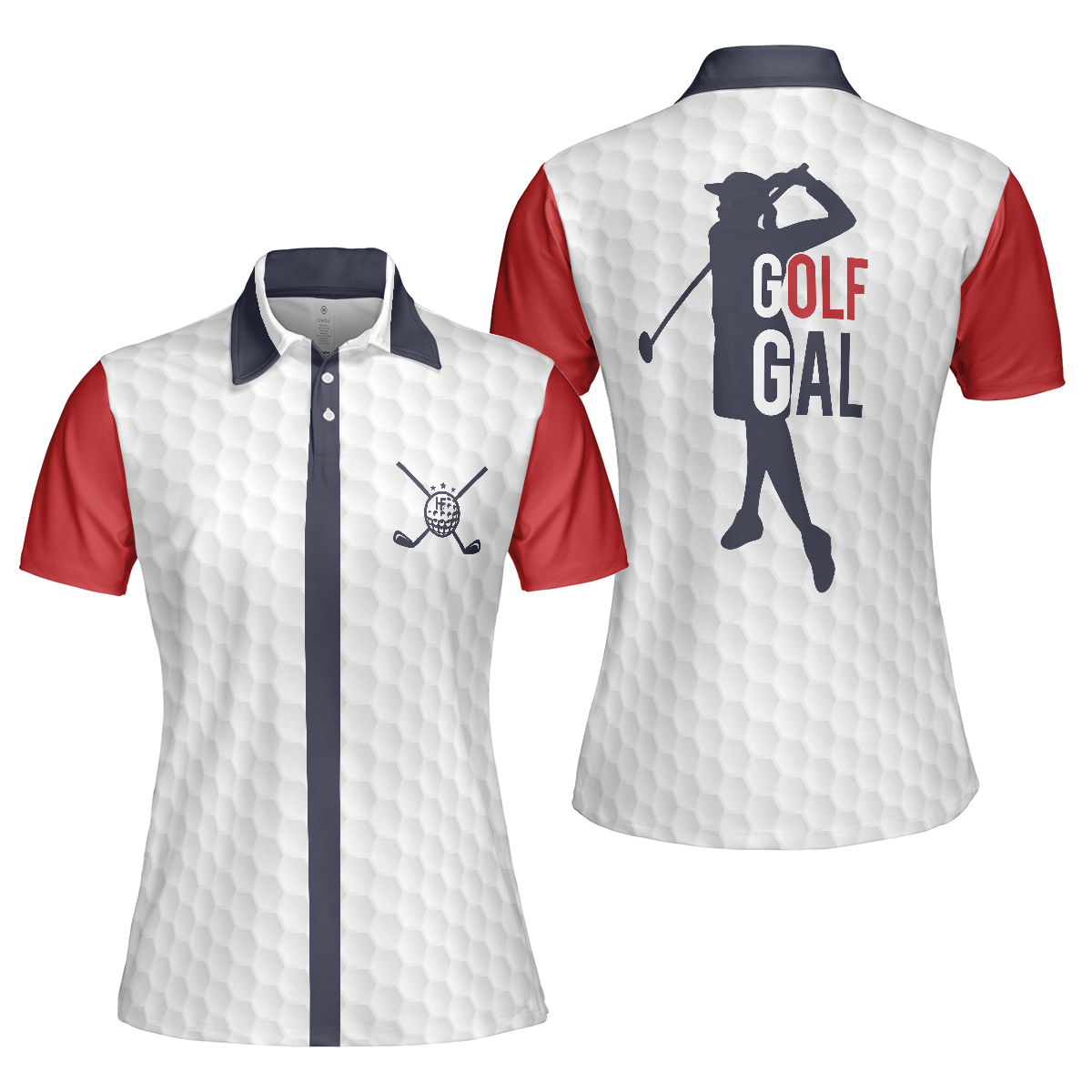 Golf Gal Golf Short Sleeve Women Polo Shirt, Best Gift Ideas For Women Polo Shirt, Gift For Women Golfers