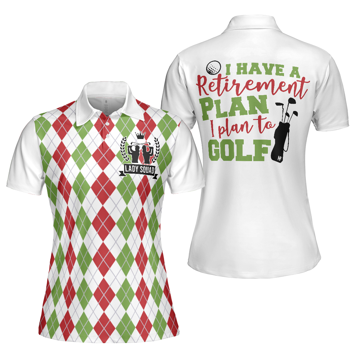 Golf Women Polo Shirt, I Plan To Golf Short Sleeve Women Polo Shirt - Best Gift For Golf Lovers