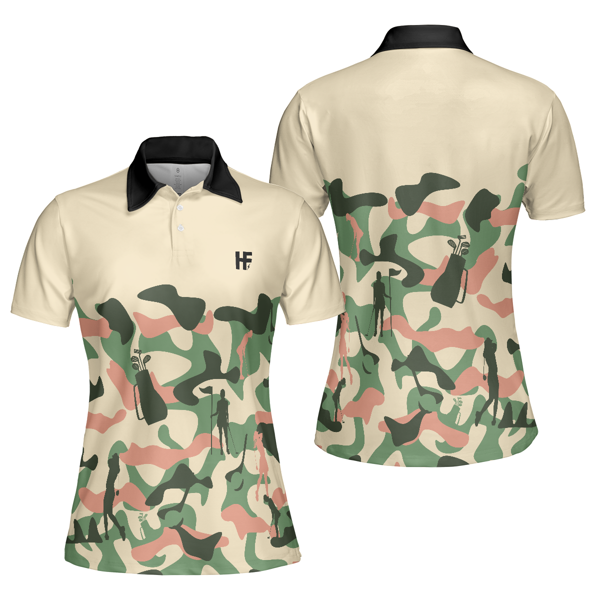 Womens camo deals golf shirt