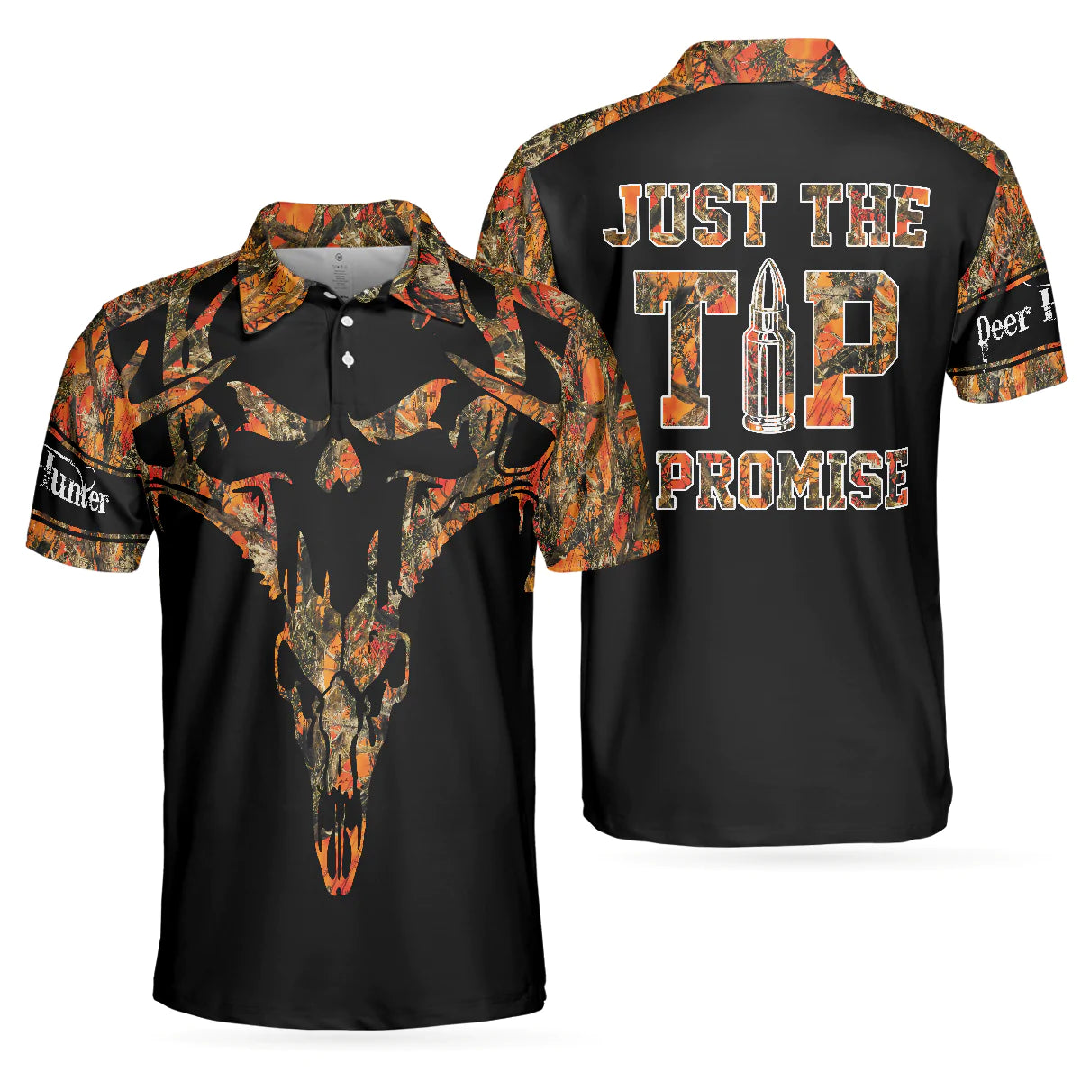 Coolest Hunting Deer Men Polo Shirt, Just The Tip I Promise Polo Shirt, Best Gift Idea For Hunting Lovers