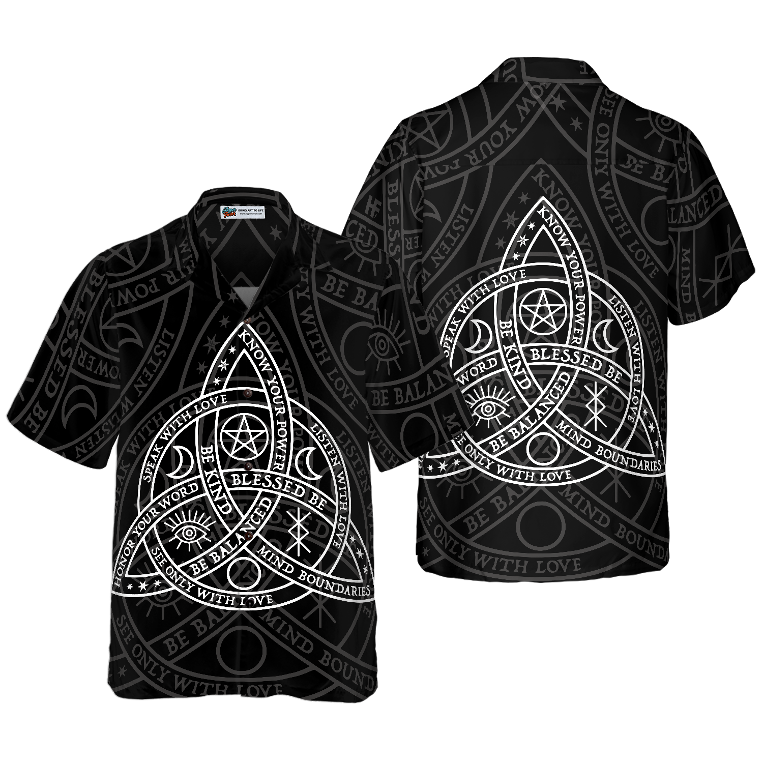 Celtic Knot Wicca Hawaiian Shirt, Best Gift For lover, Friend, Family