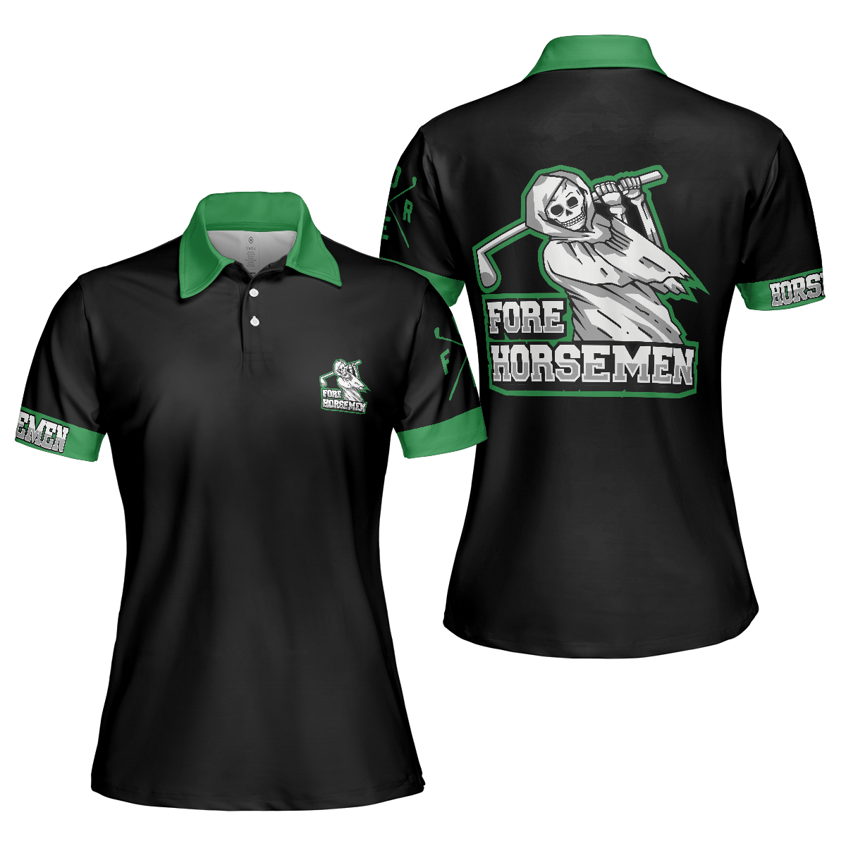 Fore Horsemen Short Sleeve Women Polo Shirt, Fore Horsemen Shirt For Women