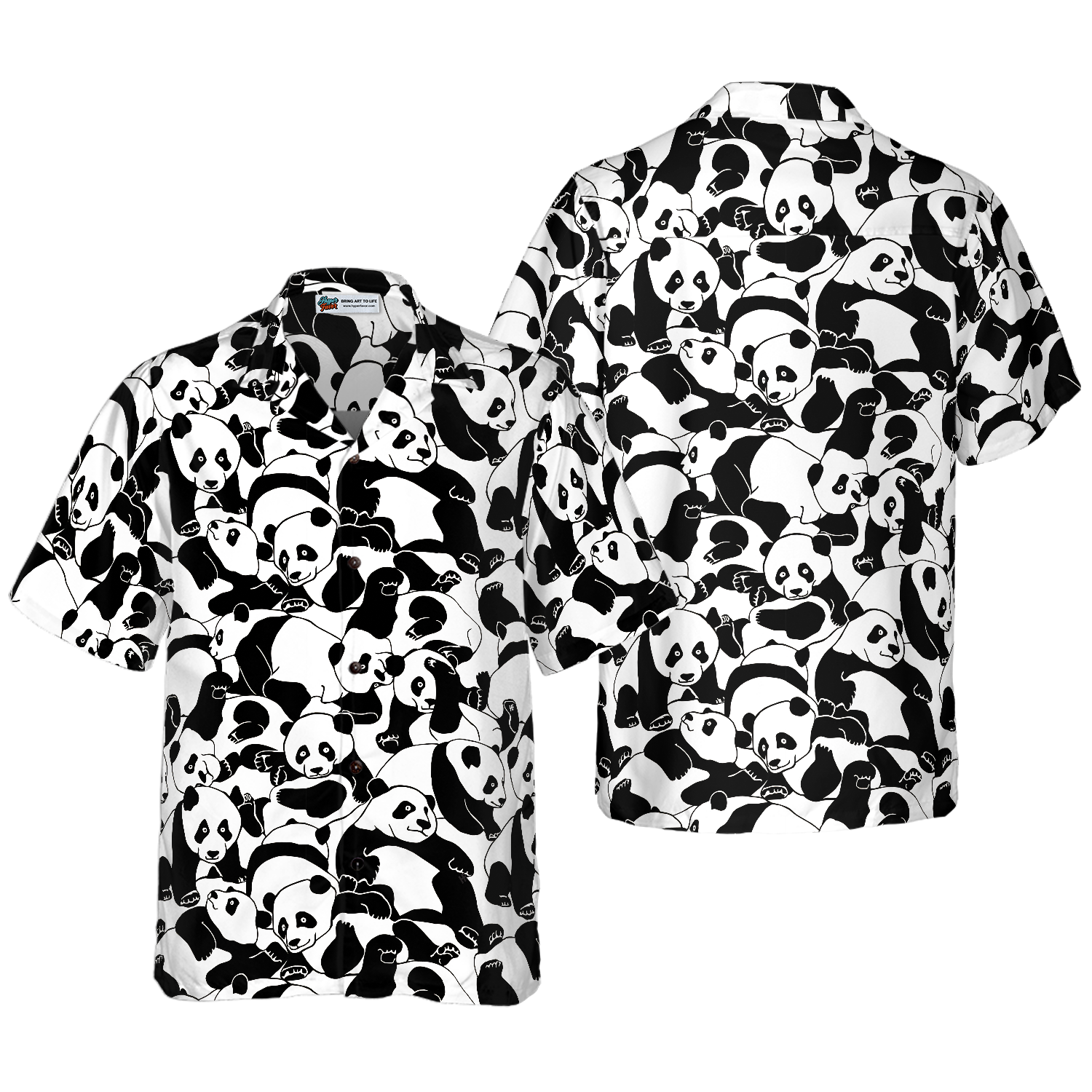 Cartoon Young Pandas Hawaiian Shirt, Best Panda Shirt For Panda Lovers Gifts, Best Gift For Friend, Family