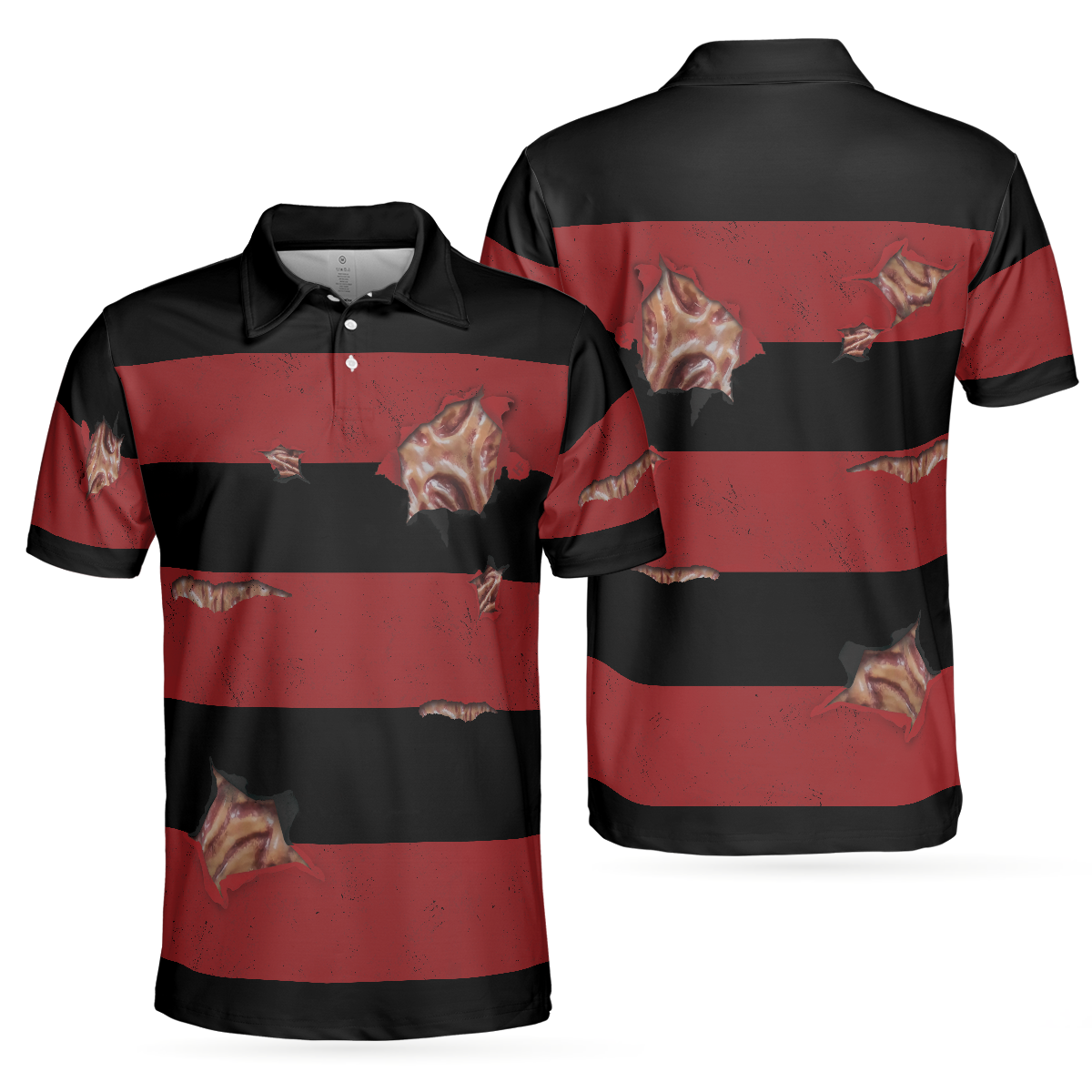 The Nightmare Is Coming To Town Halloween Polo Shirt, Scary Halloween Shirt - Perfect Gift For Men