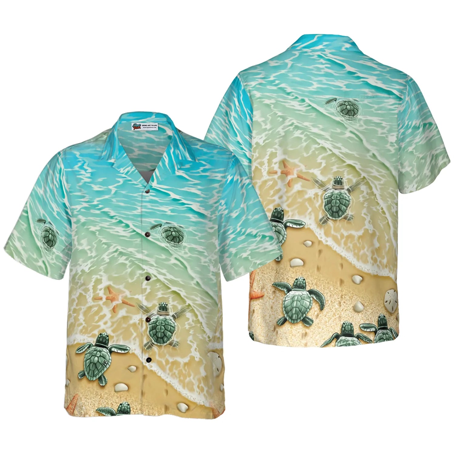 Baby Sea Turtles Hawaiian Shirt, Stylish Turtles Aloha Shirts for Men And Women, Best Gift For Turtles Lovers, Husband, Wife, Boyfriend, Girlfriend