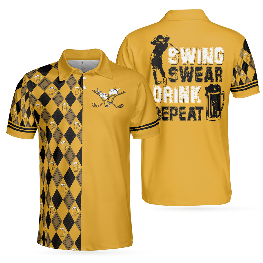 Argyle Pattern Beer Just Another Beer Drinker With Bowling Addiction Polo  Shirt - Bowling Men Polo Shirt - Gifts To Get For Your Dad - Father's Day  Shirt - Excoolent